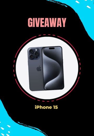 Free iPhone 15 Pro Max Giveaway